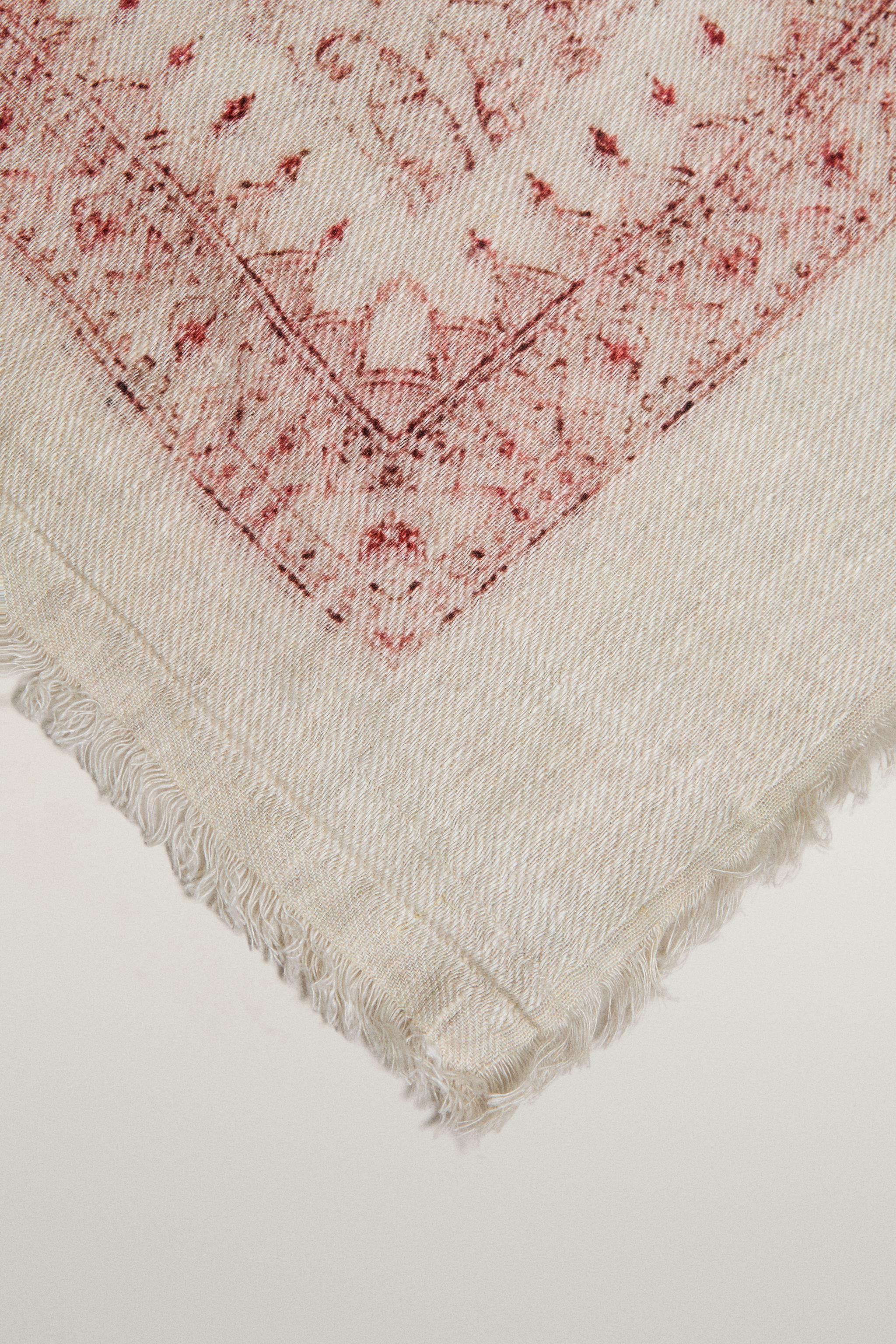 COUVERTURE LIN PAISLEY